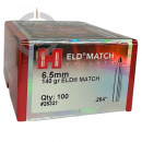 HORNADY 26331 ELD Match GESCHOSSE 6,5mm / .264 140GR 100 STÜCK